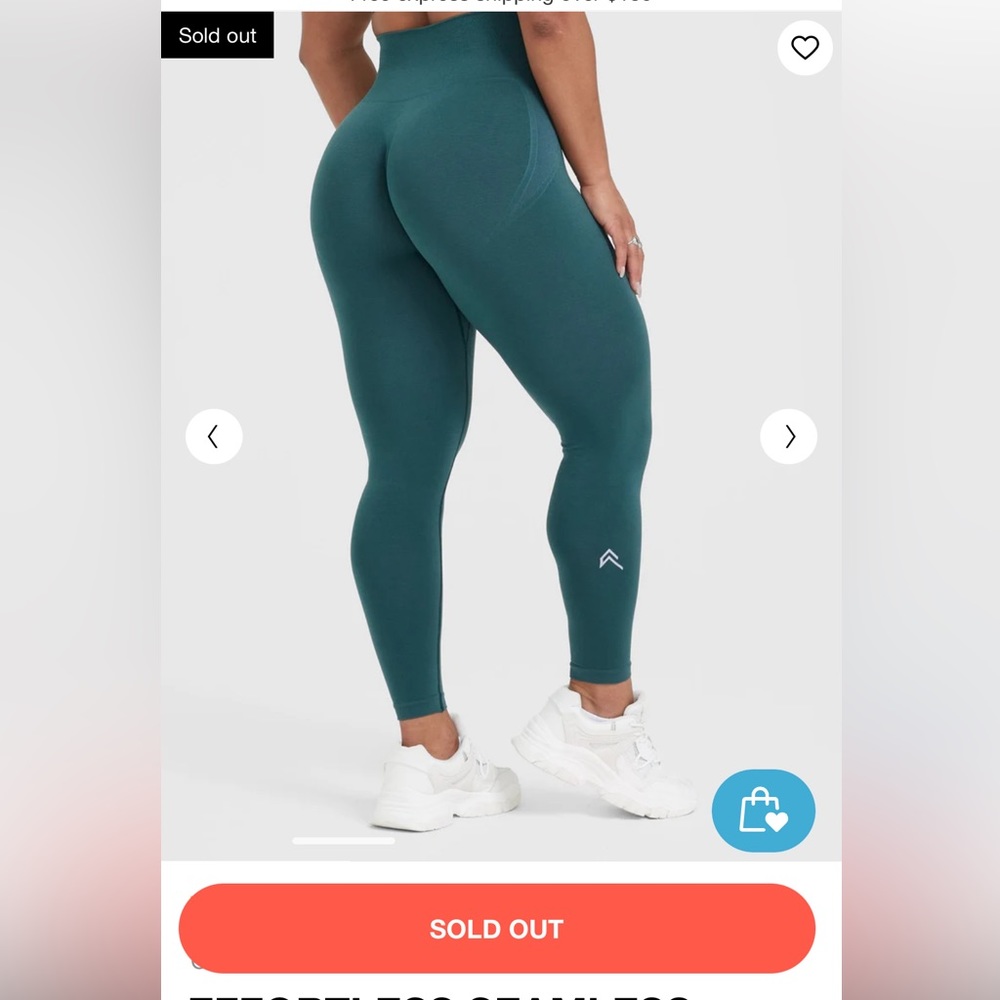 Oner Active Teal High-Waist Leggings